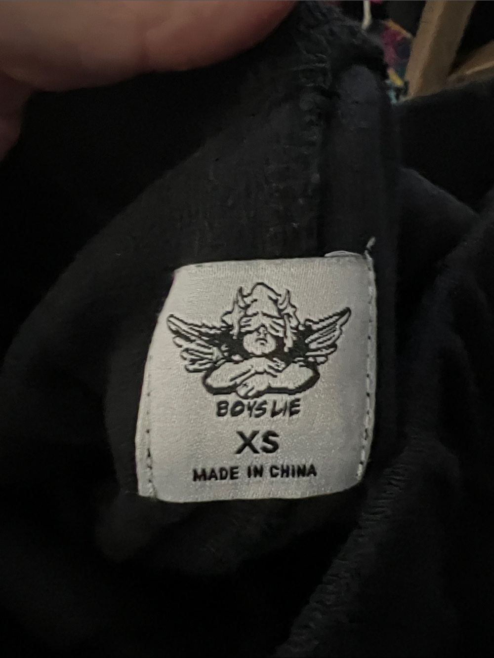 Boys Lie Mac Slim Black Sweatpant Jogger - Picture 7 of 8